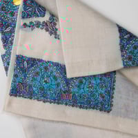 شال كشميري بشمينه ملكي من ڤالور