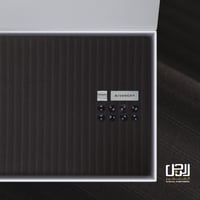 قماش جيفنشي شتوي بني غامق مقلم