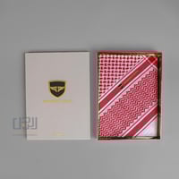 شماغ فرانشيسكو دانتي أحمر الايطالي F-2~