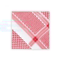 شماغ البسام البصمة 3 أحمر لون غامق