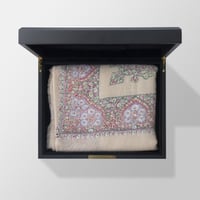 شال كشميري بشمينه ملكي من ڤالور