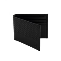 محفظة بوزكادا رجالية جلد أسود