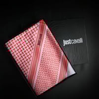 شماغ جست كافالي الايطالي أحمر~