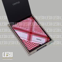 شماغ كاستل أحمر 1142