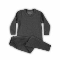 بيجامة الأصيل شتوي فرو شبابي رمادي غامق