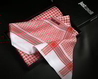 شماغ جست كافالي الايطالي أحمر~