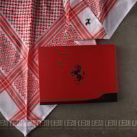 شماغ فيراري أحمر الإيطالي الفاخر~