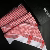 شماغ جست كافالي الايطالي أحمر~