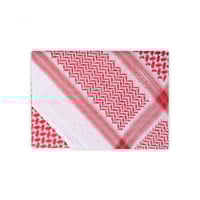 شماغ بروجيه رجالي احمر لون خاص بيكاس