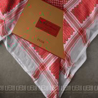 شماغ بروجيه احمر شلش عريض دم الغزال!