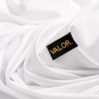 طقم قماش من فالور صيفي أبيض