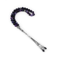 مسبحة بوزكادا عقيق موف مموج