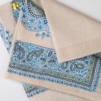 شال كشميري بشمينه ملكي من ڤالور