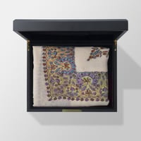 شال كشميري بشمينه ملكي من ڤالور