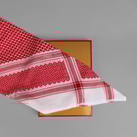 شماغ بروجيه احمر كلاسيك دم الغزال