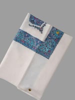 شال كشميري بشمينه ملكي من ڤالور