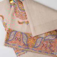 شال كشميري بشمينه ملكي من ڤالور