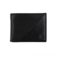 محفظة بوزكادا رجالية جلد أسود