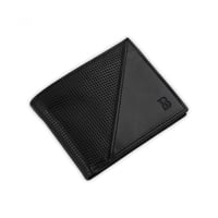 محفظة بوزكادا رجالية جلد أسود