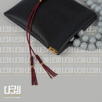 مسبحة بكلايت بلجيكي باللون الاسود مع طرابزونة