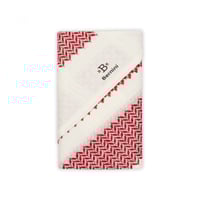 شماغ العطار سراج برنيني احمر ذهبي