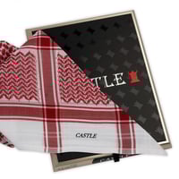 شماغ كاستل أحمر العقيق