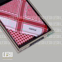 شماغ كاستل أحمر 1142