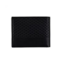 محفظة بوزكادا رجالية جلد أسود