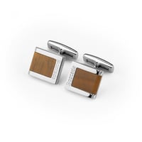 كبك بوزكادا فضي مع حجر طبيعى عيت نمر