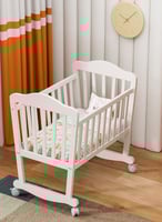 سرير اطفال خشبي صغير 92×61.5×86.5 سم