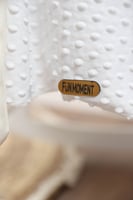 مهد مواليد (سلة موسى) لون ابيض + قاعدة