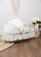 مهد مواليد سلة موسى للاطفال مع ناموسية