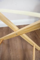 مهد مواليد (سلة موسى)سكري + قاعدة خشبي