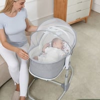 سرير هزاز فاخر 6 في 1 متعدد الوظائف للاطفال من عمر...