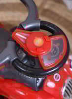 سيارة للركوب 3 في 1 مع مسند وواقي آمن متين ومريح