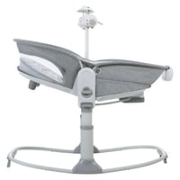 سرير هزاز فاخر 6 في 1 متعدد الوظائف للاطفال من عمر...