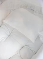 مهد مواليد (سلة موسى) + قاعدة هزاز خشبي