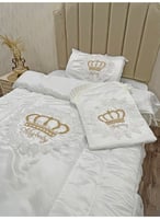 طقم مفرش نفاس مع سرير البيبي سلة موسى شامل القاعده...