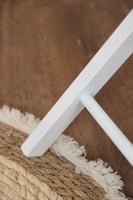 مهد مواليد (سلة موسى) لون ابيض + قاعدة