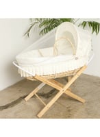 طقم مفرش نفاس مع سرير البيبي سلة موسى شامل القاعده...