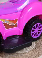 سيارة للركوب 3 في 1 مع مسند وواقي آمن متين ومريح