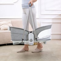 سرير هزاز فاخر 6 في 1 متعدد الوظائف للاطفال من عمر...