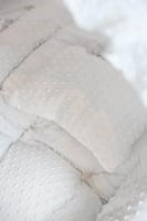 مهد مواليد (سلة موسى) لون ابيض + قاعدة