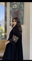 عبايه جوان صيفي لون اسود