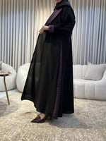 عبايه نوره بليزر داخلي مع عبايه (طقم)