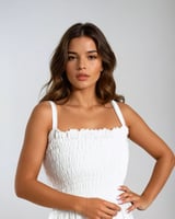 فستان عباية مطاطي الوان متعددة