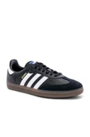adidas Samba OG White Halo BLACK Gum (Women's)