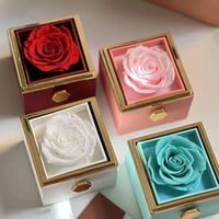 Heart Necklace | With Eternal Rose قلادة القلب الم...