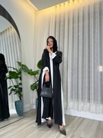 عباية اصاله حرير ابيض