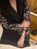 عباية 008 قصه كلوش تطريز كمبيوتر اكمام قماش لنن